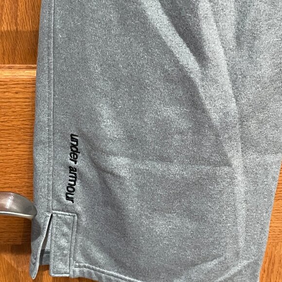 UNDER ARMOUR Semi-Fitted Women’s M Gray Wide Leg Athletic Sweatpants Pants - Picture 4 of 6
